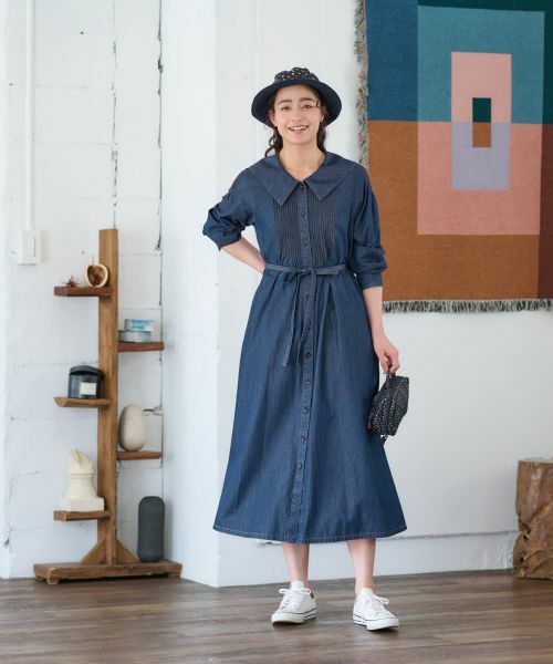 CARA O CRUZ / キャラ・オ・クルス ドレス | ピンタックワンピース | 詳細7