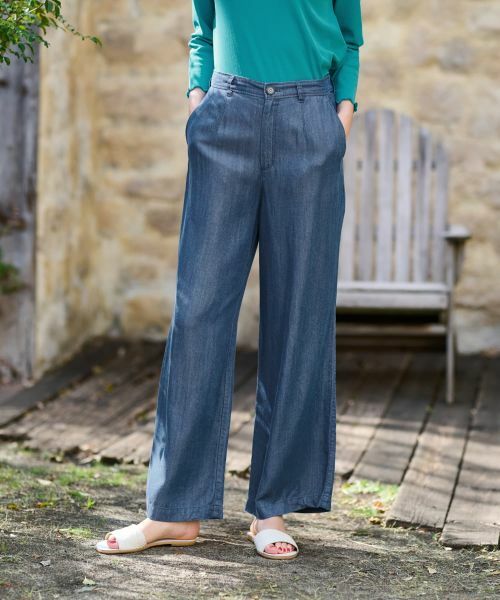 CARA O CRUZ / キャラ・オ・クルス その他パンツ | ワイドパンツ(ブルー系)