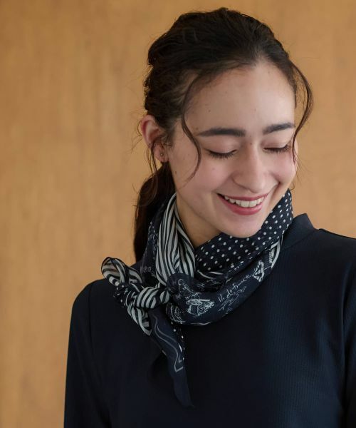 CARA O CRUZ / キャラ・オ・クルス マフラー・ショール・スヌード・ストール | 2wayプリントストール【35th】 | 詳細10