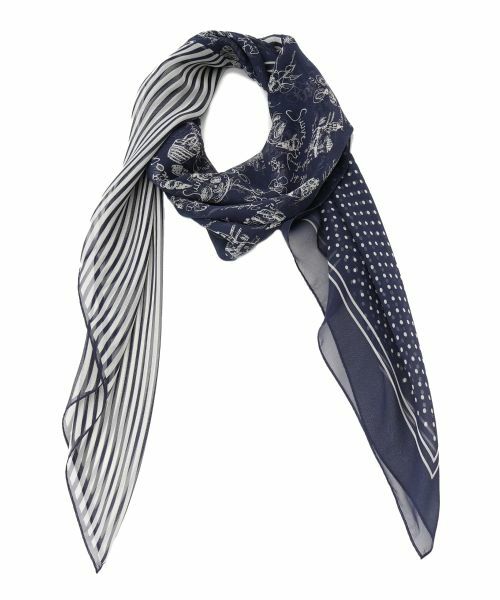 CARA O CRUZ / キャラ・オ・クルス マフラー・ショール・スヌード・ストール | 2wayプリントストール【35th】 | 詳細5