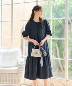 CARA O CRUZ / キャラ・オ・クルス ドレス | 洗える ギャザーワンピース