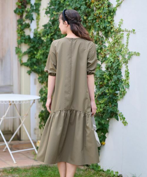 CARA O CRUZ / キャラ・オ・クルス ドレス | 洗える ギャザーワンピース | 詳細11