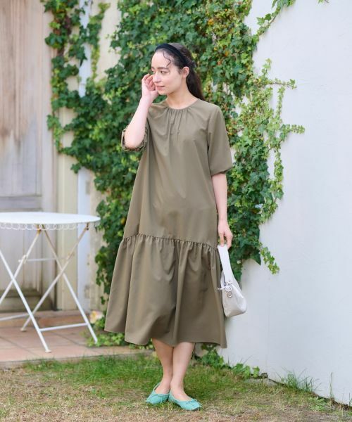 CARA O CRUZ / キャラ・オ・クルス ドレス | 洗える ギャザーワンピース | 詳細14