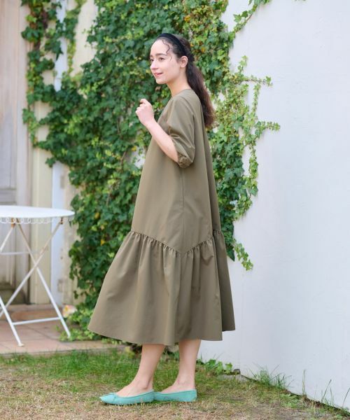 CARA O CRUZ / キャラ・オ・クルス ドレス | 洗える ギャザーワンピース | 詳細15