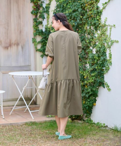 CARA O CRUZ / キャラ・オ・クルス ドレス | 洗える ギャザーワンピース | 詳細16