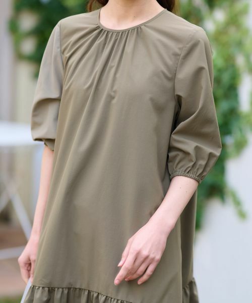 CARA O CRUZ / キャラ・オ・クルス ドレス | 洗える ギャザーワンピース | 詳細18