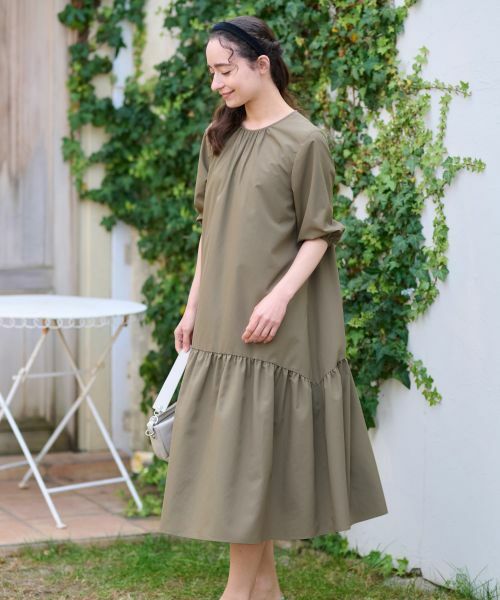 CARA O CRUZ / キャラ・オ・クルス ドレス | 洗える ギャザーワンピース | 詳細9