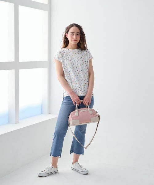 CARA O CRUZ / キャラ・オ・クルス Tシャツ | 洗える ミニモチーフ総柄Tシャツ【イワタニユウスケ】 | 詳細16