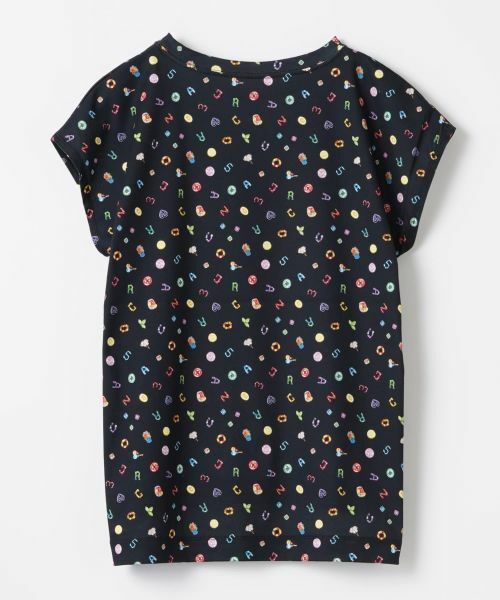 CARA O CRUZ / キャラ・オ・クルス Tシャツ | 洗える ミニモチーフ総柄Tシャツ【イワタニユウスケ】 | 詳細26