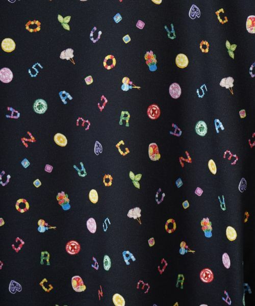 CARA O CRUZ / キャラ・オ・クルス Tシャツ | 洗える ミニモチーフ総柄Tシャツ【イワタニユウスケ】 | 詳細28