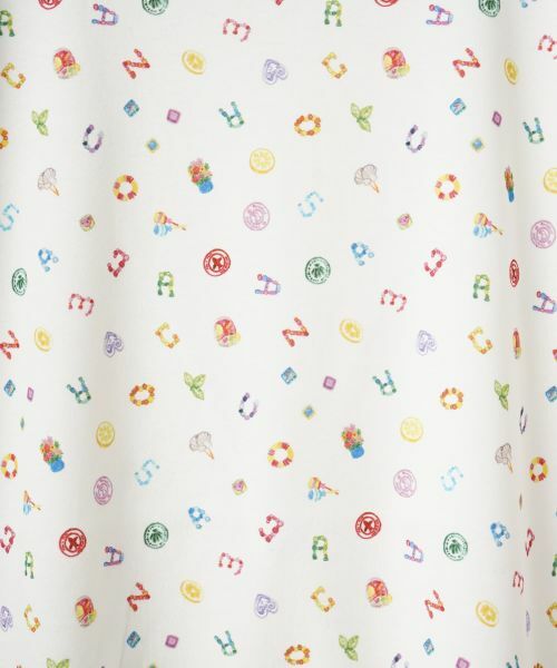 CARA O CRUZ / キャラ・オ・クルス Tシャツ | 洗える ミニモチーフ総柄Tシャツ【イワタニユウスケ】 | 詳細30