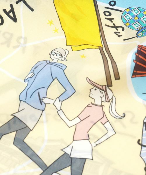 CARA O CRUZ / キャラ・オ・クルス バンダナ・スカーフ | イラストスカーフ | 詳細2