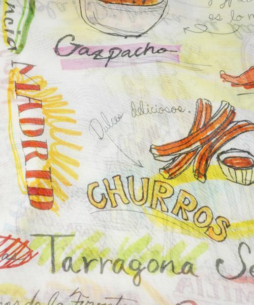 CARA O CRUZ / キャラ・オ・クルス マフラー・ショール・スヌード・ストール | プリントストール【35th】 | 詳細5