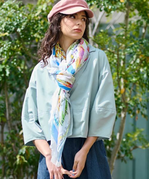 CARA O CRUZ / キャラ・オ・クルス マフラー・ショール・スヌード・ストール | プリントストール【35th】 | 詳細9