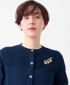 CARA O CRUZ キャラ・オ・クルス だまし絵 チュニック クマさんイラスト長袖チュニック | CARA O CRUZ (Women)/キャラ