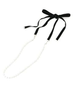 CARA O CRUZ / キャラ・オ・クルス ネックレス・ペンダント・チョーカー | 2WAY パール調とベロア切替のネックレス【セレモニー】