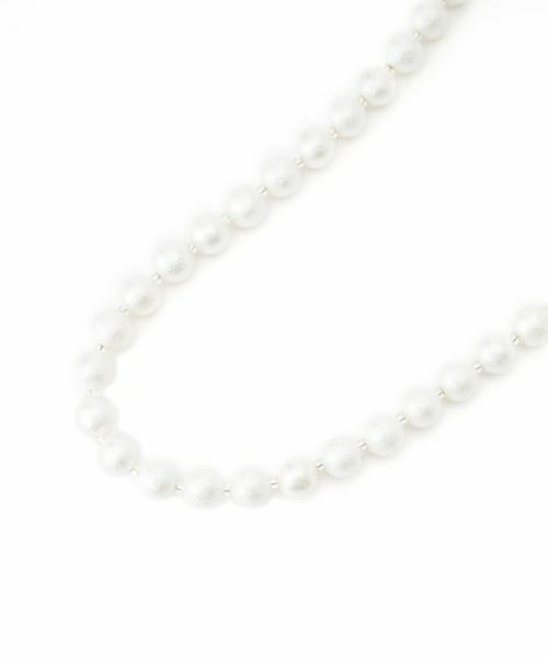 CARA O CRUZ / キャラ・オ・クルス ネックレス・ペンダント・チョーカー | 2WAY パール調とベロア切替のネックレス【セレモニー】 | 詳細1