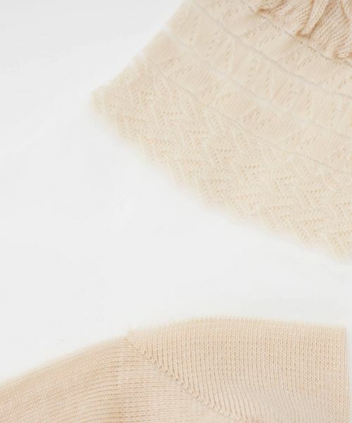 CARA O CRUZ / キャラ・オ・クルス ソックス | シースルー素材ソックス | 詳細3