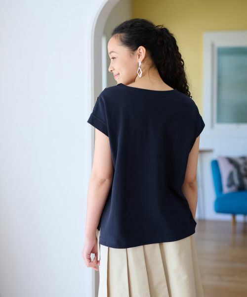 CARA O CRUZ / キャラ・オ・クルス カットソー | 洗える ショルダーボタンカットソー【CoC by CARA O CRUZ】 | 詳細6