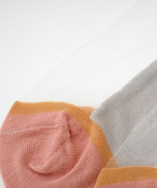CARA O CRUZ / キャラ・オ・クルス ソックス | シアー配色クルーソックス | 詳細8