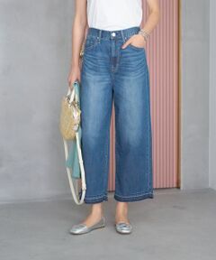 CARA O CRUZ / キャラ・オ・クルス その他パンツ | 【人気】裾断ち切り クロップドデニム