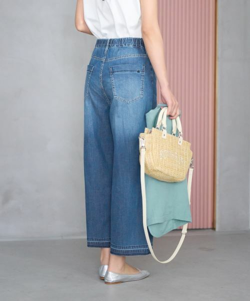 CARA O CRUZ / キャラ・オ・クルス その他パンツ | 【人気】裾断ち切り クロップドデニム | 詳細11