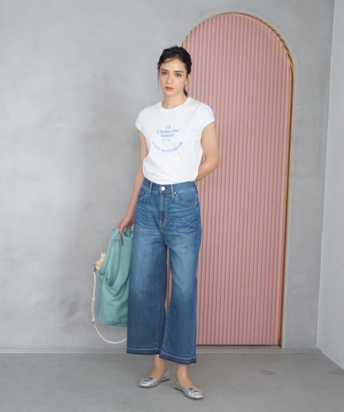 CARA O CRUZ / キャラ・オ・クルス その他パンツ | 【人気】裾断ち切り クロップドデニム | 詳細18