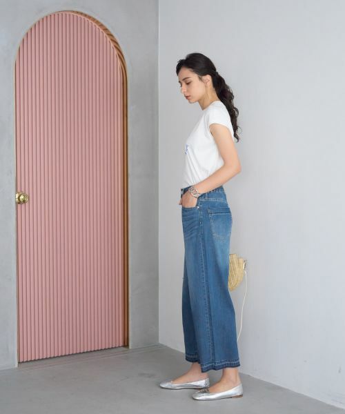 CARA O CRUZ / キャラ・オ・クルス その他パンツ | 【人気】裾断ち切り クロップドデニム | 詳細19