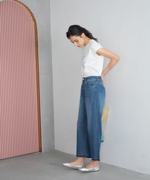 CARA O CRUZ / キャラ・オ・クルス その他パンツ | 【人気】裾断ち切り クロップドデニム | 詳細20