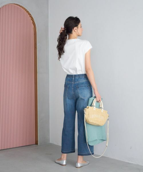 CARA O CRUZ / キャラ・オ・クルス その他パンツ | 【人気】裾断ち切り クロップドデニム | 詳細21