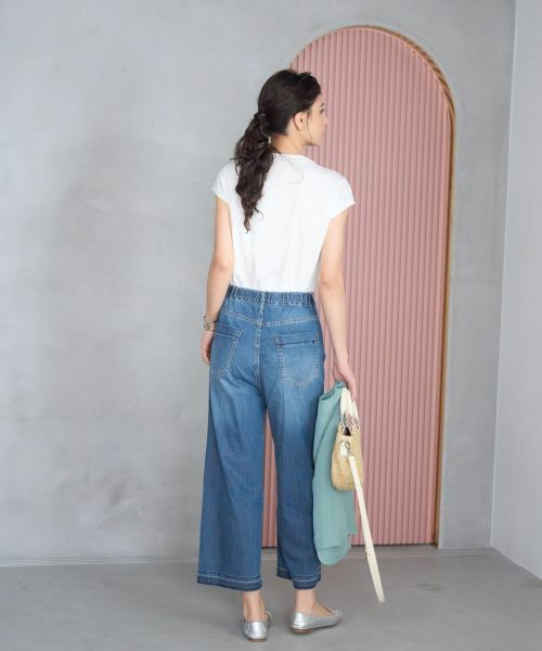 CARA O CRUZ / キャラ・オ・クルス その他パンツ | 【人気】裾断ち切り クロップドデニム | 詳細22