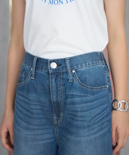 CARA O CRUZ / キャラ・オ・クルス その他パンツ | 【人気】裾断ち切り クロップドデニム | 詳細23