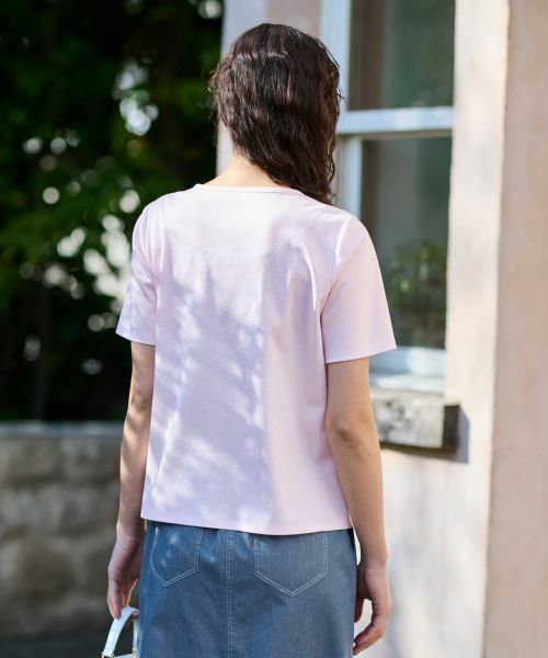 CARA O CRUZ / キャラ・オ・クルス カットソー | 洗える スパンコール刺繍の旅Tシャツ | 詳細10