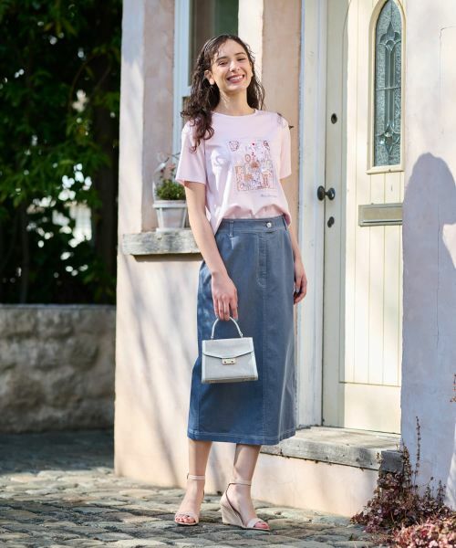 CARA O CRUZ / キャラ・オ・クルス カットソー | 洗える スパンコール刺繍の旅Tシャツ | 詳細11