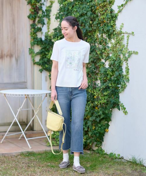 CARA O CRUZ / キャラ・オ・クルス カットソー | 洗える スパンコール刺繍の旅Tシャツ | 詳細18