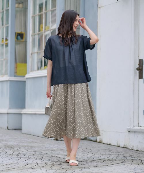 CARA O CRUZ / キャラ・オ・クルス シャツ・ブラウス | ギャザーブラウス | 詳細17