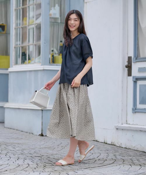 CARA O CRUZ / キャラ・オ・クルス シャツ・ブラウス | ギャザーブラウス | 詳細19