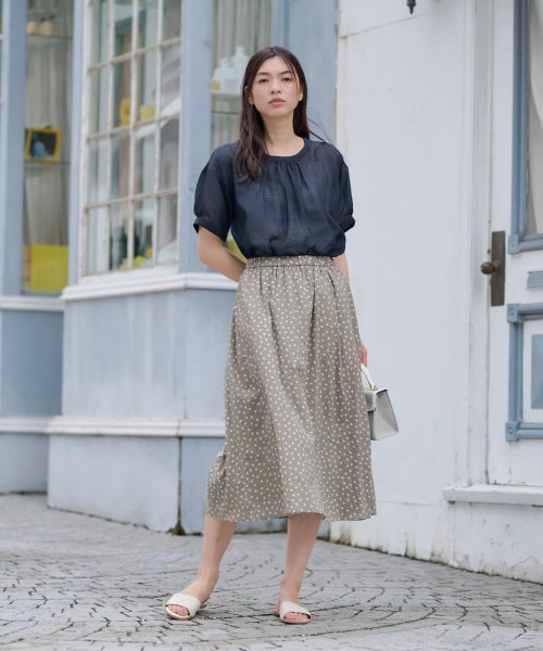 CARA O CRUZ / キャラ・オ・クルス シャツ・ブラウス | ギャザーブラウス | 詳細20