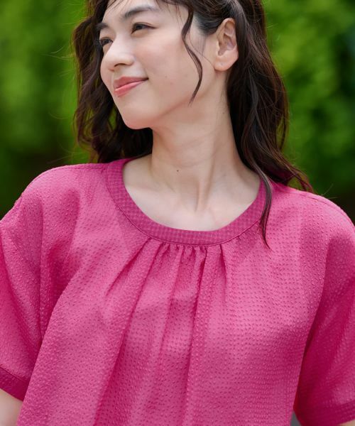 CARA O CRUZ / キャラ・オ・クルス シャツ・ブラウス | ギャザーブラウス | 詳細24