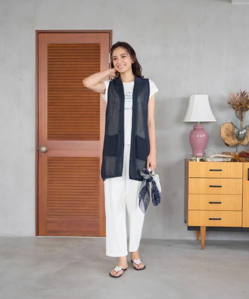 CARA O CRUZ / キャラ・オ・クルス テーラードジャケット | ニットテーラードジレ | 詳細11