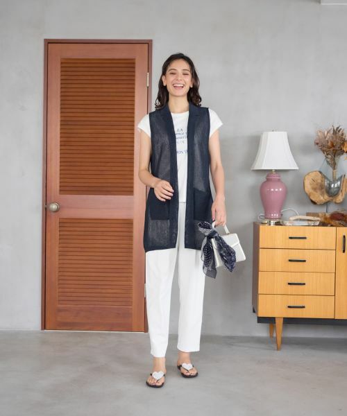 CARA O CRUZ / キャラ・オ・クルス テーラードジャケット | ニットテーラードジレ | 詳細12