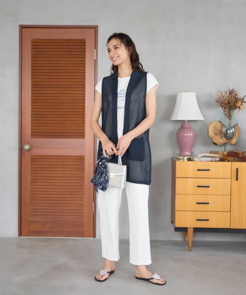 CARA O CRUZ / キャラ・オ・クルス テーラードジャケット | ニットテーラードジレ | 詳細13