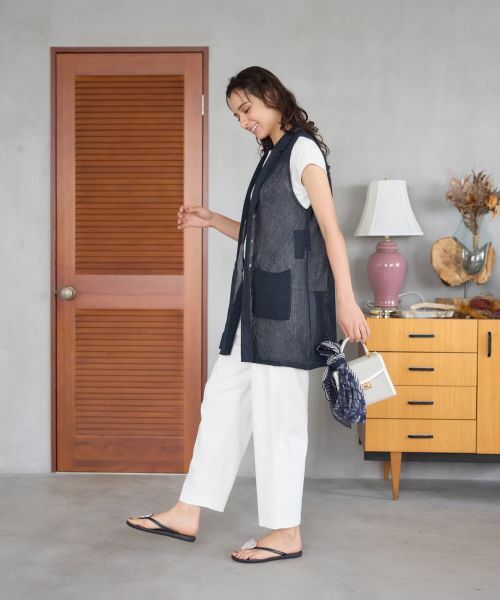 CARA O CRUZ / キャラ・オ・クルス テーラードジャケット | ニットテーラードジレ | 詳細15