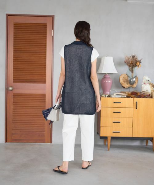 CARA O CRUZ / キャラ・オ・クルス テーラードジャケット | ニットテーラードジレ | 詳細16