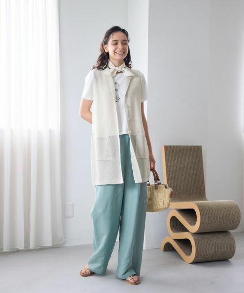 CARA O CRUZ / キャラ・オ・クルス テーラードジャケット | ニットテーラードジレ | 詳細20