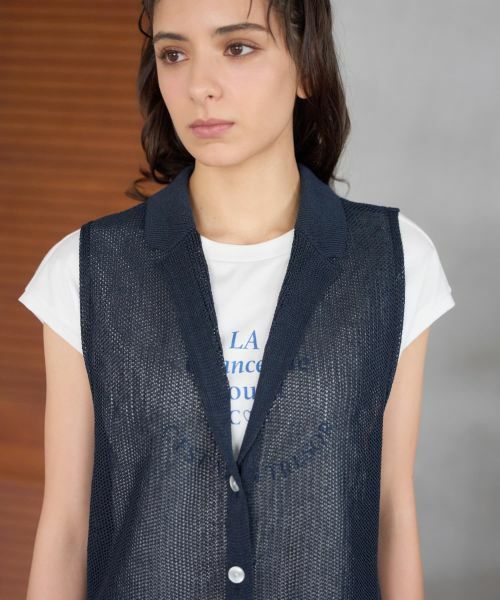 CARA O CRUZ / キャラ・オ・クルス テーラードジャケット | ニットテーラードジレ | 詳細23