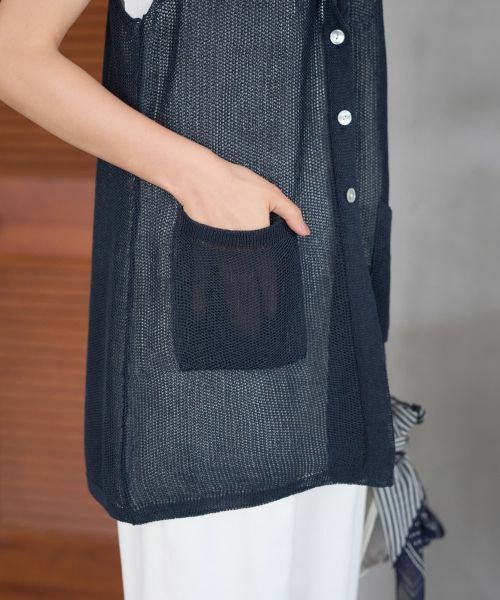 CARA O CRUZ / キャラ・オ・クルス テーラードジャケット | ニットテーラードジレ | 詳細25