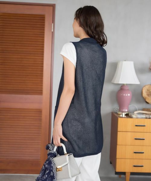 CARA O CRUZ / キャラ・オ・クルス テーラードジャケット | ニットテーラードジレ | 詳細6