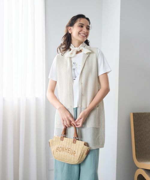 CARA O CRUZ / キャラ・オ・クルス テーラードジャケット | ニットテーラードジレ | 詳細8