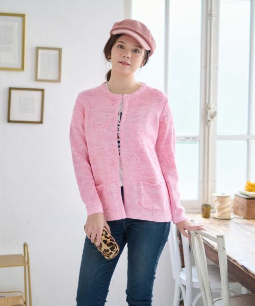 CARA O CRUZ / キャラ・オ・クルス カーディガン・ボレロ | 洗える メランジ調カーディガン【CoC by CARA O CRUZ】 | 詳細10